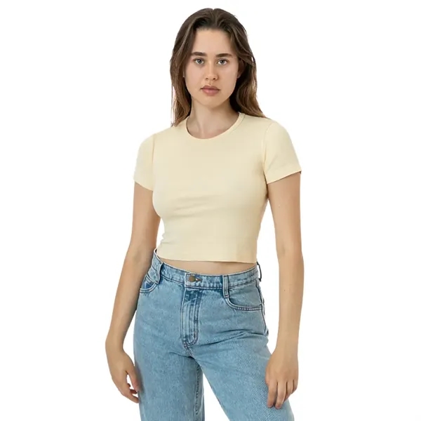 Baby Rib Short Sleeve Crop Tee - Baby Rib Short Sleeve Crop Tee - Image 2 of 5