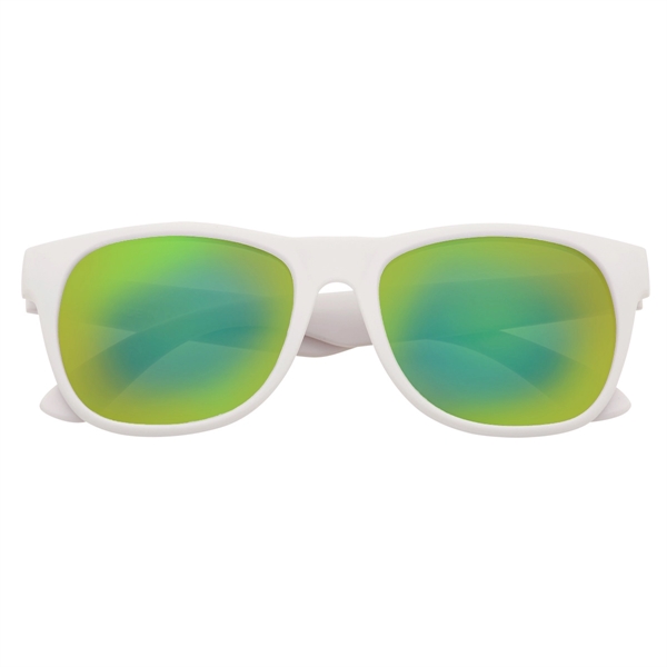 Rubberized Mirrored Sunglasses - Rubberized Mirrored Sunglasses - Image 15 of 17