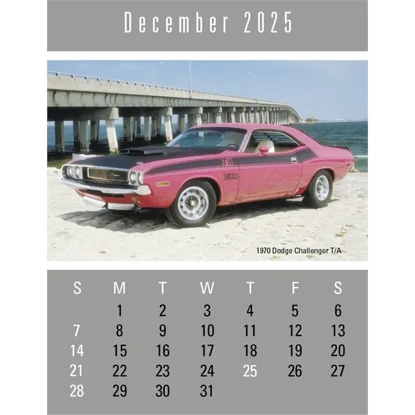 Triumph® Calendars Press-N-Stick Cruisin' Cars Calendar - Triumph® Calendars Press-N-Stick Cruisin' Cars Calendar - Image 8 of 20