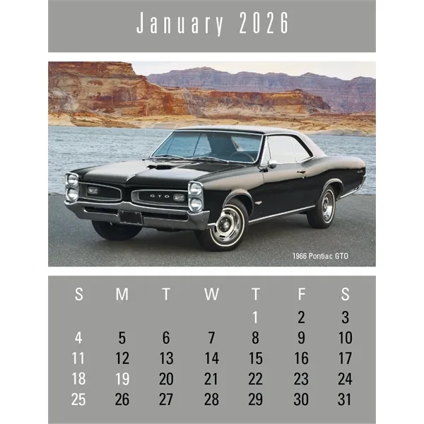 Triumph® Calendars Press-N-Stick Cruisin' Cars Calendar - Triumph® Calendars Press-N-Stick Cruisin' Cars Calendar - Image 9 of 20