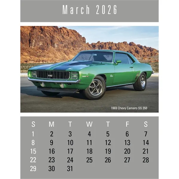 Triumph® Calendars Press-N-Stick Cruisin' Cars Calendar - Triumph® Calendars Press-N-Stick Cruisin' Cars Calendar - Image 11 of 20