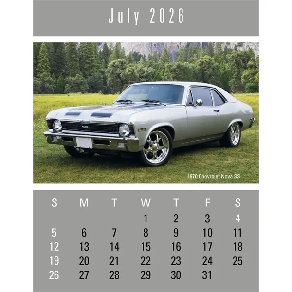 Triumph® Calendars Press-N-Stick Cruisin' Cars Calendar - Triumph® Calendars Press-N-Stick Cruisin' Cars Calendar - Image 15 of 20