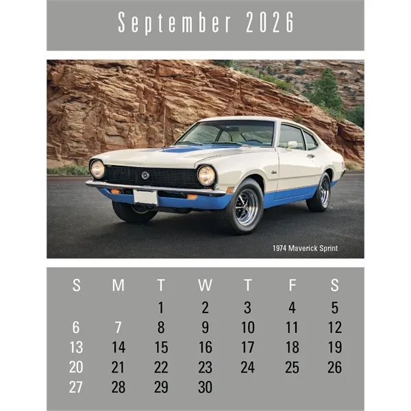 Triumph® Calendars Press-N-Stick Cruisin' Cars Calendar - Triumph® Calendars Press-N-Stick Cruisin' Cars Calendar - Image 17 of 20