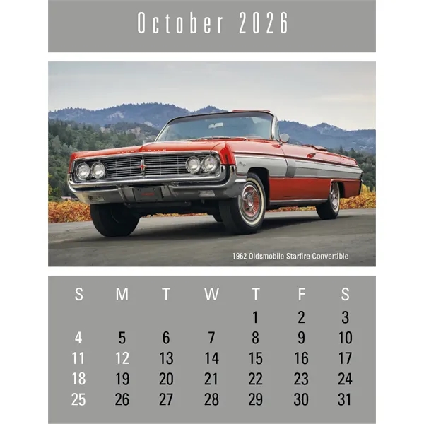 Triumph® Calendars Press-N-Stick Cruisin' Cars Calendar - Triumph® Calendars Press-N-Stick Cruisin' Cars Calendar - Image 18 of 20