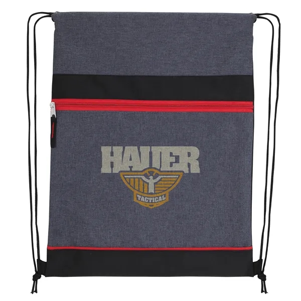 Good Value™ RPET Two-Tone Drawstring Backpack - Good Value™ RPET Two-Tone Drawstring Backpack - Image 11 of 15