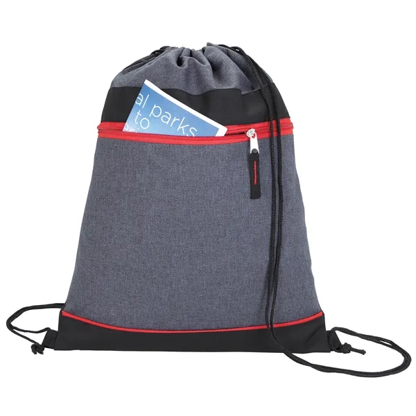 Good Value™ RPET Two-Tone Drawstring Backpack - Good Value™ RPET Two-Tone Drawstring Backpack - Image 8 of 15