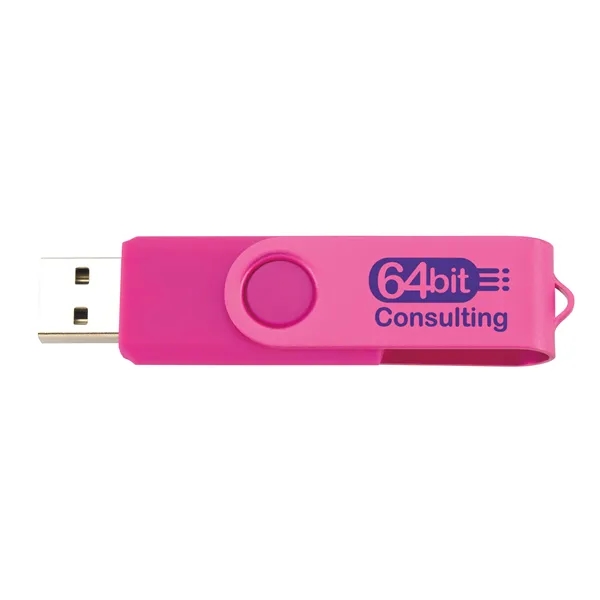 Universal Source® 8 GB Two Tone Folding USB 2.0 Flash Drive - Universal Source® 8 GB Two Tone Folding USB 2.0 Flash Drive - Image 10 of 10