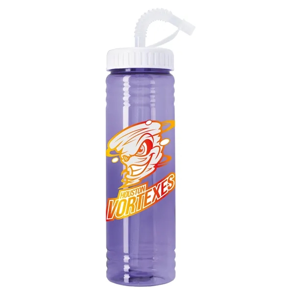 Garyline® Slim Fit Water Bottle With Straw Lid - 24 oz. - Garyline® Slim Fit Water Bottle With Straw Lid - 24 oz. - Image 34 of 35