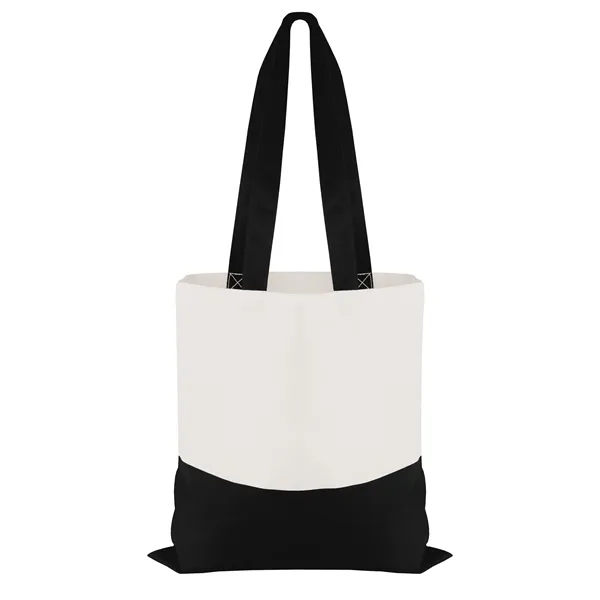Good Value™ Cotton Colored Accent Flat Tote - Good Value™ Cotton Colored Accent Flat Tote - Image 6 of 17