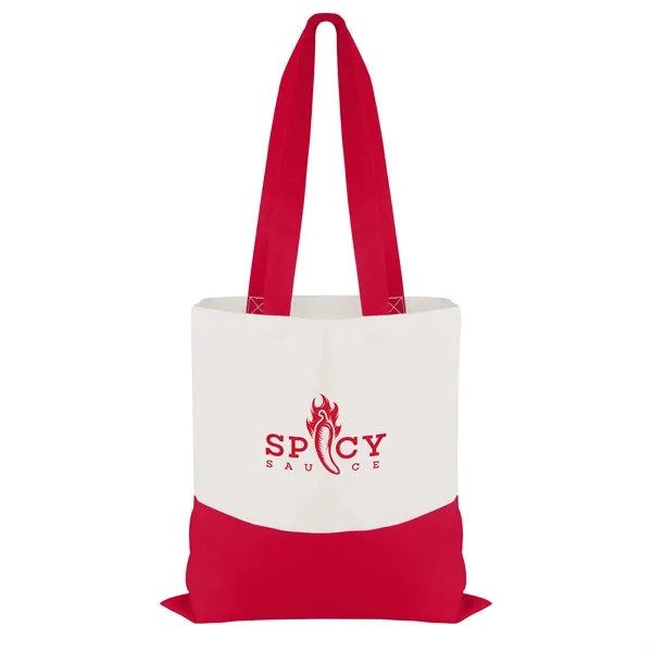 Good Value™ Cotton Colored Accent Flat Tote - Good Value™ Cotton Colored Accent Flat Tote - Image 8 of 17