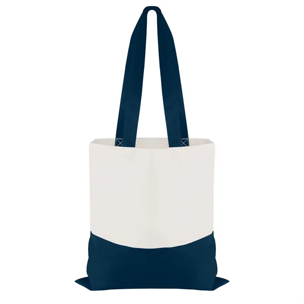 Good Value™ Cotton Colored Accent Flat Tote - Good Value™ Cotton Colored Accent Flat Tote - Image 9 of 17