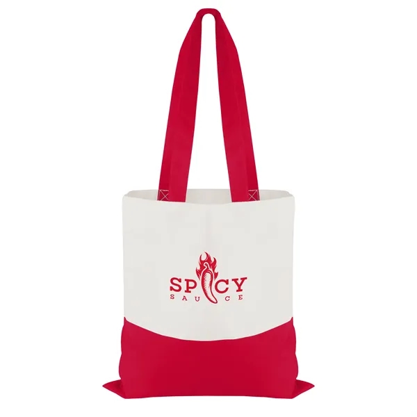 Good Value™ Cotton Colored Accent Flat Tote - Good Value™ Cotton Colored Accent Flat Tote - Image 13 of 17