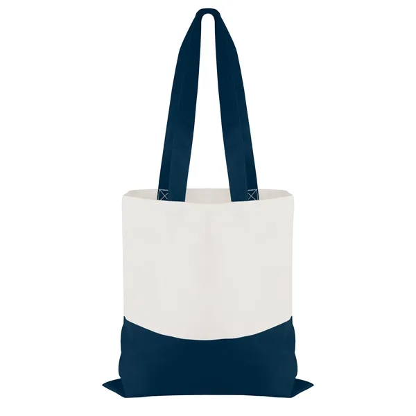 Good Value™ Cotton Colored Accent Flat Tote - Good Value™ Cotton Colored Accent Flat Tote - Image 14 of 17