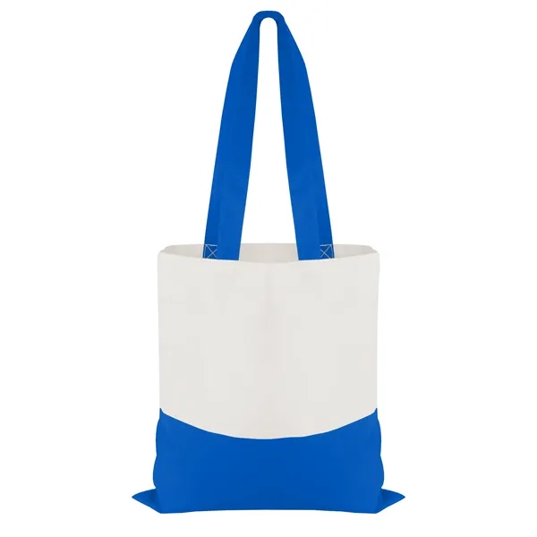 Good Value™ Cotton Colored Accent Flat Tote - Good Value™ Cotton Colored Accent Flat Tote - Image 16 of 17