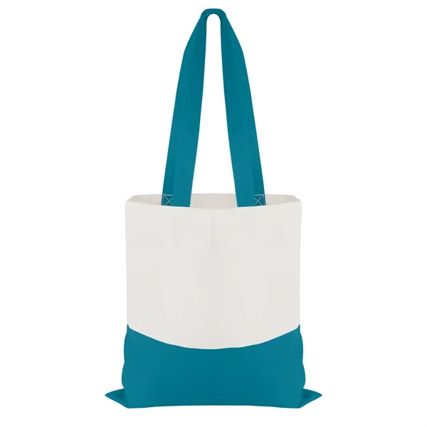 Good Value™ Cotton Colored Accent Flat Tote - Good Value™ Cotton Colored Accent Flat Tote - Image 17 of 17