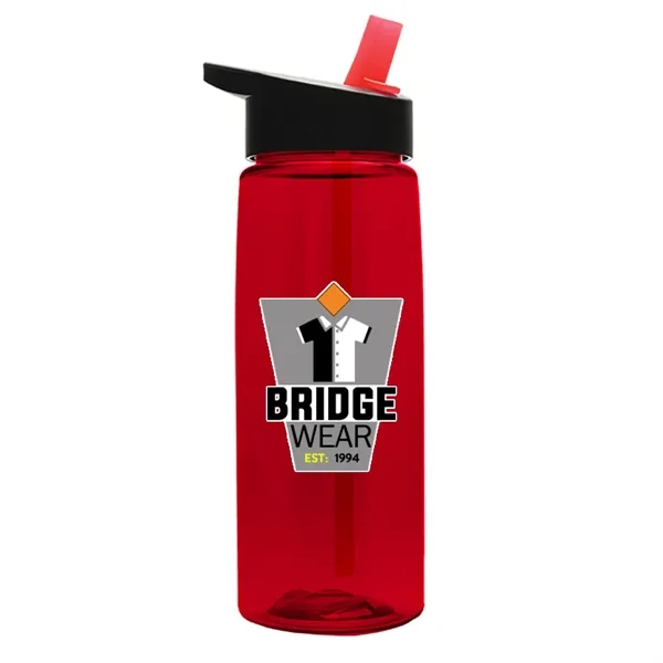 Garyline® Flair Tritan® Bottle with Flip-Straw Lid - 26 oz. - Garyline® Flair Tritan® Bottle with Flip-Straw Lid - 26 oz. - Image 76 of 78
