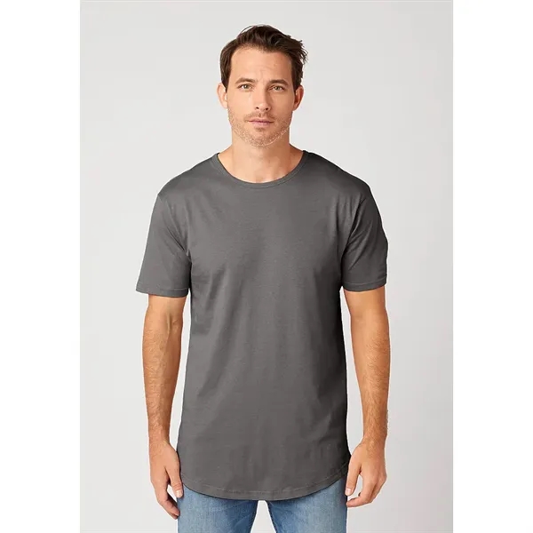 Cotton Heritage Unisex Drop Tail T-Shirt - Cotton Heritage Unisex Drop Tail T-Shirt - Image 3 of 11