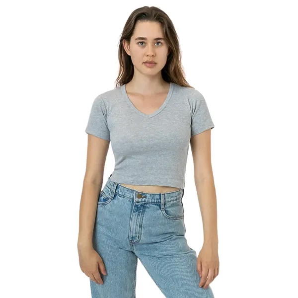 Baby Rib Short Sleeve V-Neck - Baby Rib Short Sleeve V-Neck - Image 2 of 7