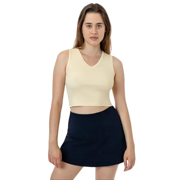 Baby Rib Sleeveless V-Neck Crop - Baby Rib Sleeveless V-Neck Crop - Image 5 of 7
