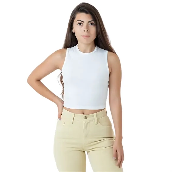 Baby Rib Sleeveless Crew Neck - Baby Rib Sleeveless Crew Neck - Image 1 of 2