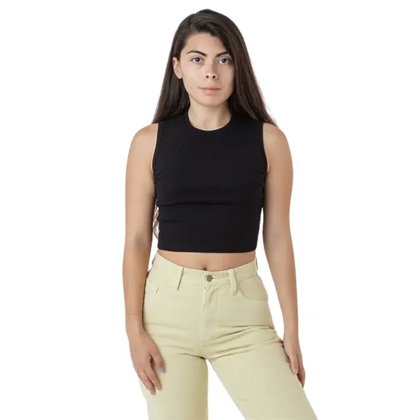 Baby Rib Sleeveless Crew Neck - Baby Rib Sleeveless Crew Neck - Image 2 of 2