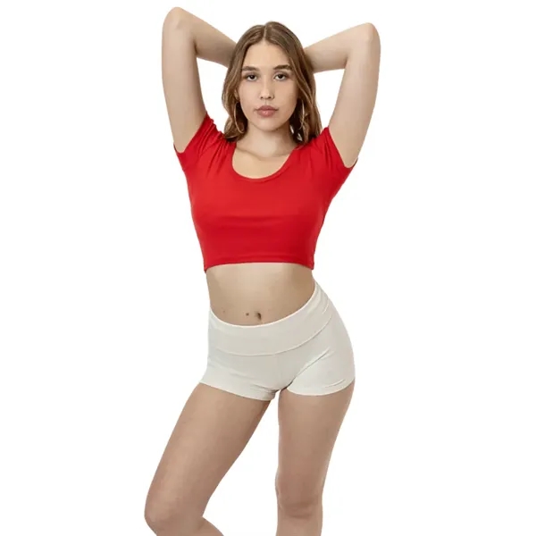 Baby Rib Scoopneck Crop Top - Baby Rib Scoopneck Crop Top - Image 7 of 7