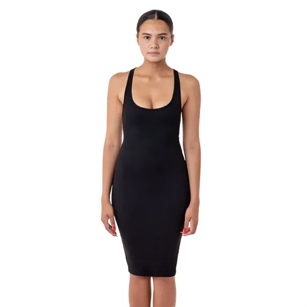 Heavy Cotton Spandex 2x1 Rib Racerback Dress - Heavy Cotton Spandex 2x1 Rib Racerback Dress - Image 3 of 3