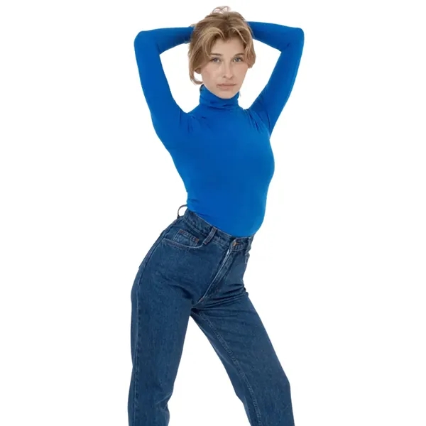 Cotton Spandex Turtleneck - Cotton Spandex Turtleneck - Image 2 of 12