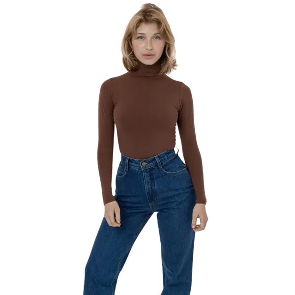 Cotton Spandex Turtleneck - Cotton Spandex Turtleneck - Image 3 of 12