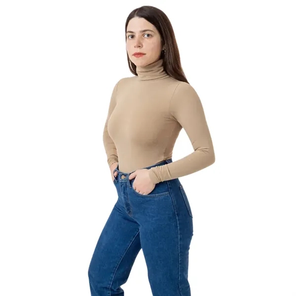 Cotton Spandex Turtleneck - Cotton Spandex Turtleneck - Image 4 of 12