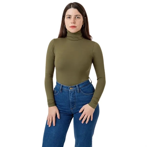 Cotton Spandex Turtleneck - Cotton Spandex Turtleneck - Image 5 of 12