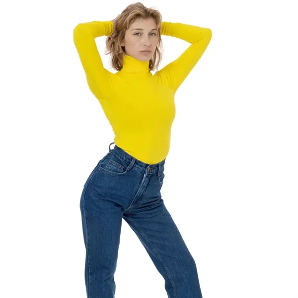 Cotton Spandex Turtleneck - Cotton Spandex Turtleneck - Image 7 of 12