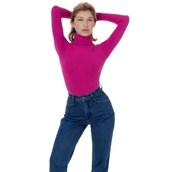 Cotton Spandex Turtleneck - Cotton Spandex Turtleneck - Image 9 of 12