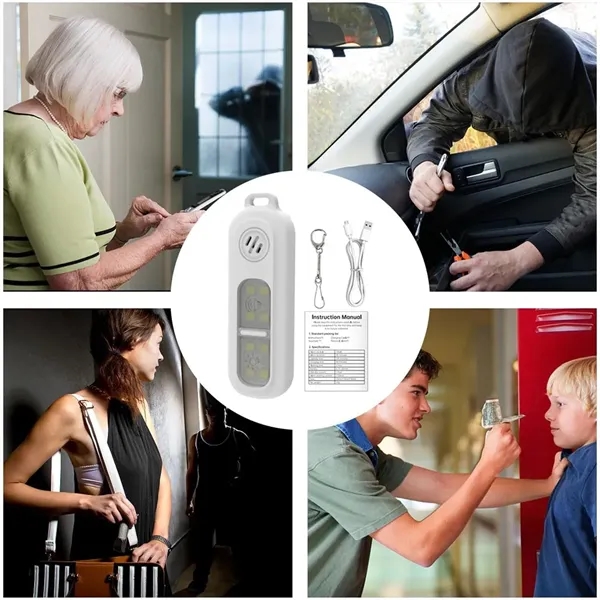 Personal Safety Alarm, LED Lighted Keychain - Personal Safety Alarm, LED Lighted Keychain - Image 2 of 3