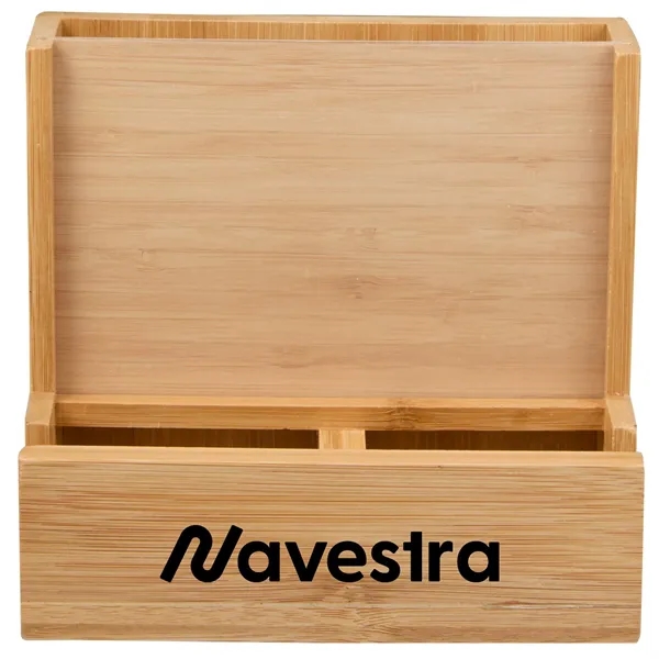 FSC® 100% Bamboo Photo Frame Desktop Organizer - FSC® 100% Bamboo Photo Frame Desktop Organizer - Image 0 of 11