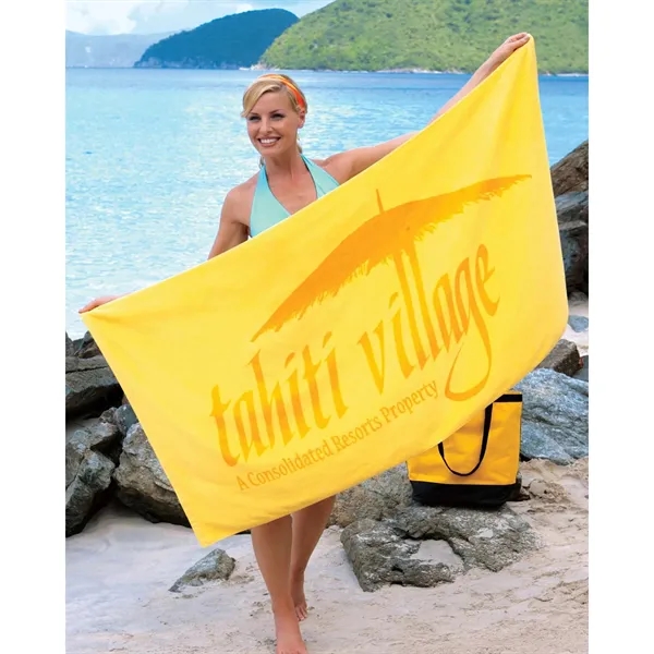 Basic Weight Colored Beach Towel - Basic Weight Colored Beach Towel - Image 0 of 0
