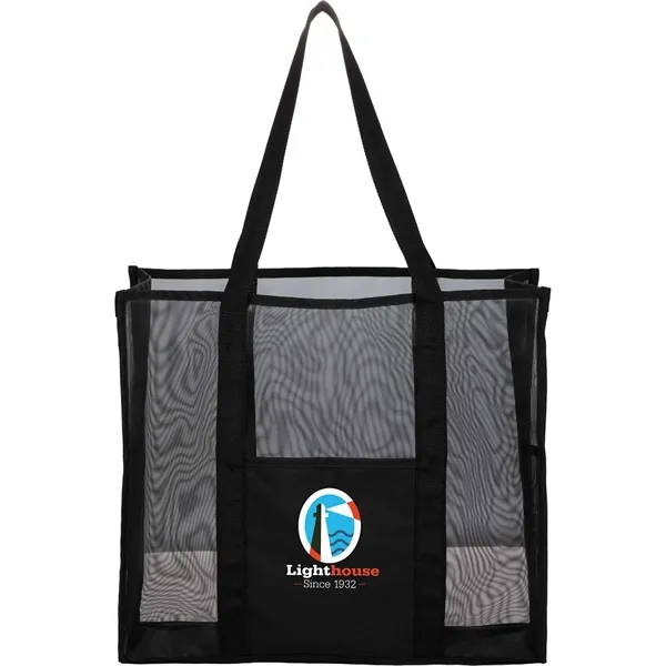 Large Mesh Beach Tote - Large Mesh Beach Tote - Image 0 of 7