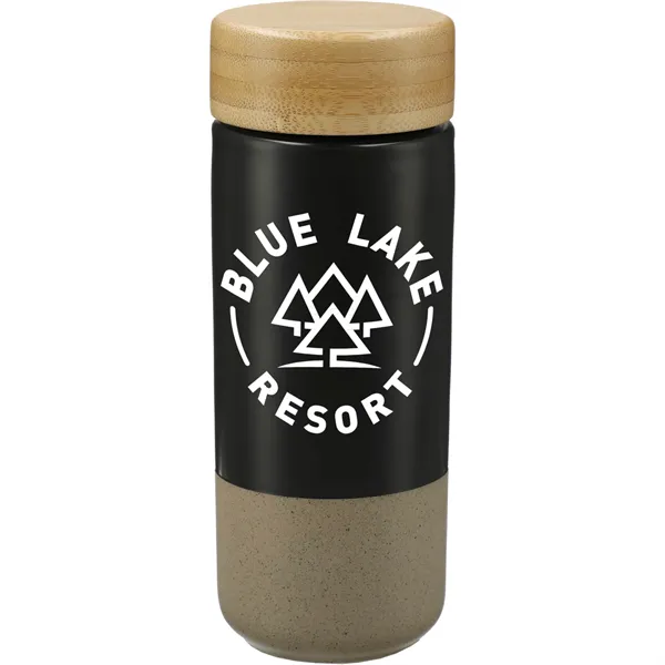Arlo Ceramic Tumbler with Bamboo lid 11oz - Arlo Ceramic Tumbler with Bamboo lid 11oz - Image 0 of 16