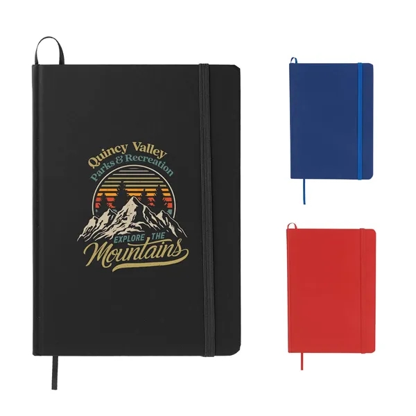 FSC® Mix 5" x 7" Snap Elastic Closure Notebook - FSC® Mix 5" x 7" Snap Elastic Closure Notebook - Image 0 of 0