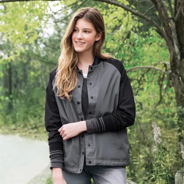 Womens HARGRAVE Roots73 Varsity Jacket - Womens HARGRAVE Roots73 Varsity Jacket - Image 0 of 0