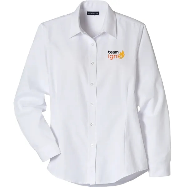 Women's TULARE OXFORD LS SHIRT - Women's TULARE OXFORD LS SHIRT - Image 7 of 9