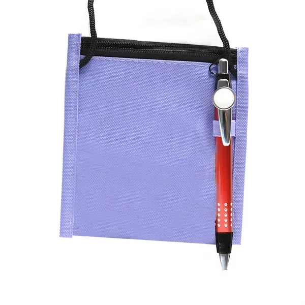 Adjustable Lanyard Neck Wallet - 5.40" x 5.25" - Adjustable Lanyard Neck Wallet - 5.40" x 5.25" - Image 5 of 7