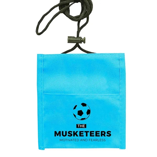 Adjustable Lanyard Neck Wallet - 5.40" x 5.25" - Adjustable Lanyard Neck Wallet - 5.40" x 5.25" - Image 6 of 7