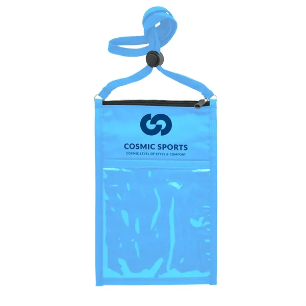 Adjustable Lanyard Neck Wallet - 8.50" x 5.25" - Adjustable Lanyard Neck Wallet - 8.50" x 5.25" - Image 0 of 5