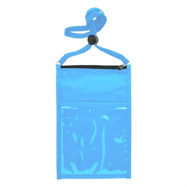 Adjustable Lanyard Neck Wallet - 8.50" x 5.25" - Adjustable Lanyard Neck Wallet - 8.50" x 5.25" - Image 4 of 5