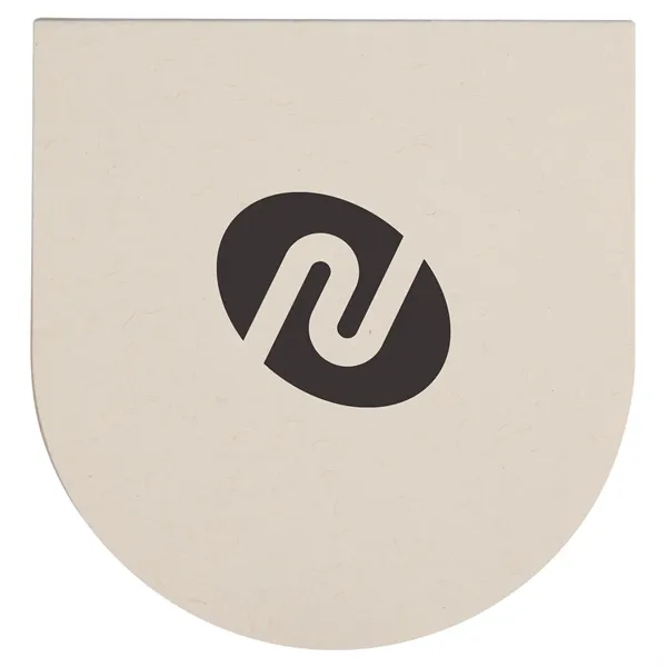 Recycled Milk Carton Round Sticky Notes Pad - Recycled Milk Carton Round Sticky Notes Pad - Image 0 of 5