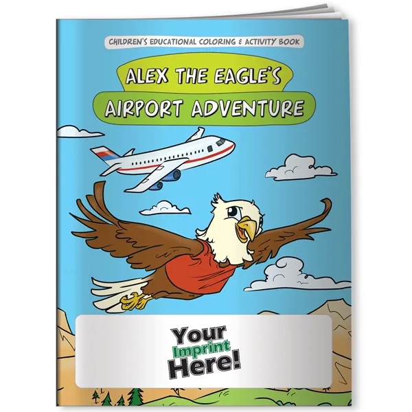 Coloring Book - Alex the Eagle's Airport Adventure - Coloring Book - Alex the Eagle's Airport Adventure - Image 0 of 3