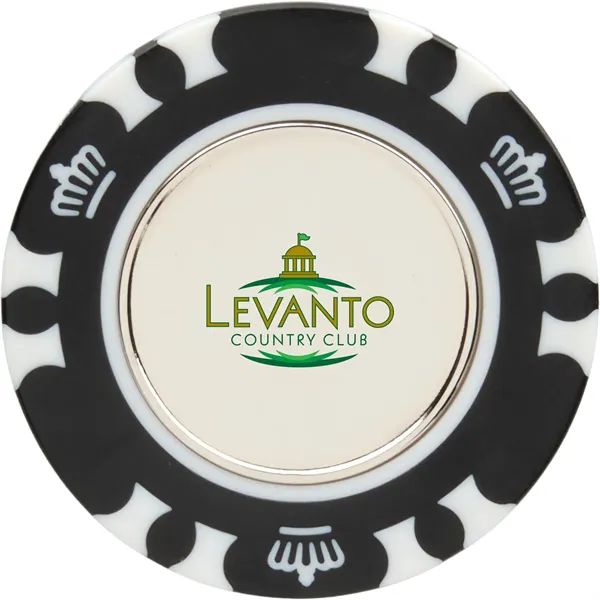 Recycled Poker Chip w/ Metal Ballmarker - Recycled Poker Chip w/ Metal Ballmarker - Image 0 of 14
