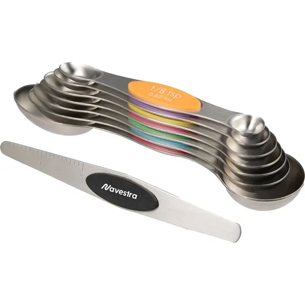 Kitchi Magnetic Measuring Spoon Set - Kitchi Magnetic Measuring Spoon Set - Image 0 of 9