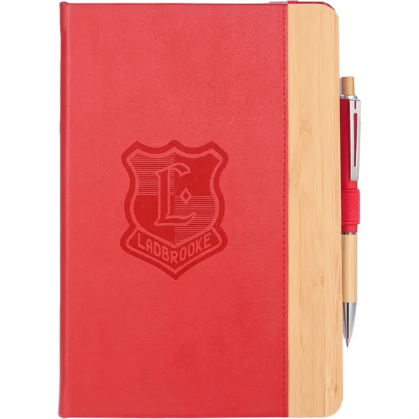 5.5' x 8.5' FSC® Recycled Kia Bamboo Journal - 5.5' x 8.5' FSC® Recycled Kia Bamboo Journal - Image 1 of 11